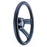 Attwood Marine Soft Grip Steering Wheel, 13 in Diameter, Fits 3/4 in Tapered Shaft, 3-3/8 in Dish