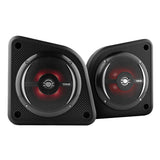 DS18 - Universal Shallow Enclosure - With Marine Speaker, 100W, Black