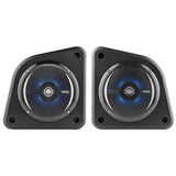 DS18 - Universal Shallow Enclosure - With Marine Speaker, 100W, Black