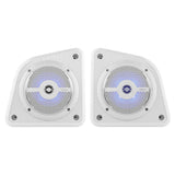 DS18 - Universal Shallow Enclosure - With Marine Speaker, 100W, White