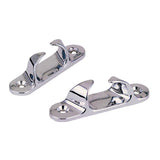 Perko Skene Bow Chocks, Pair, Chrome-Plated Zinc Alloy, 1/2 in Max Rope