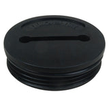 Perko Spare Waste Deck Plate Cap, For Fig. 1269, With O-Ring, Black Polymer