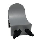 TACO Marine ShadeFin Mini Clamp Mount, Up to 2.25 in, 6061 Aluminum, Type 304 SS Rods, Misty Silver