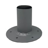 TACO Marine ShadeFin Mini Deck Mount, Backing Plate, Powder-Coated 6061 Aluminum
