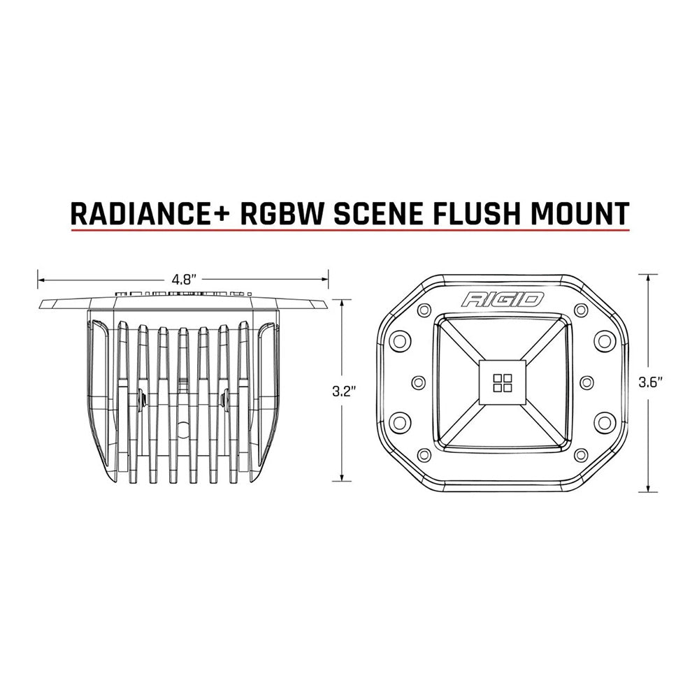 RIGID Industries - Radiance Pod Scene Light - RGBW
