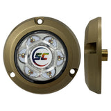 Shadow-Caster - SC2 Series Bronze Surface Mount Underwater Light