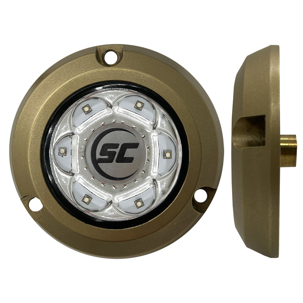 Shadow-Caster - SC2 Series Bronze Surface Mount Underwater Light