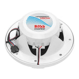 Boss Audio - 5.25" Marine Speakers - With RGB Lighting, White