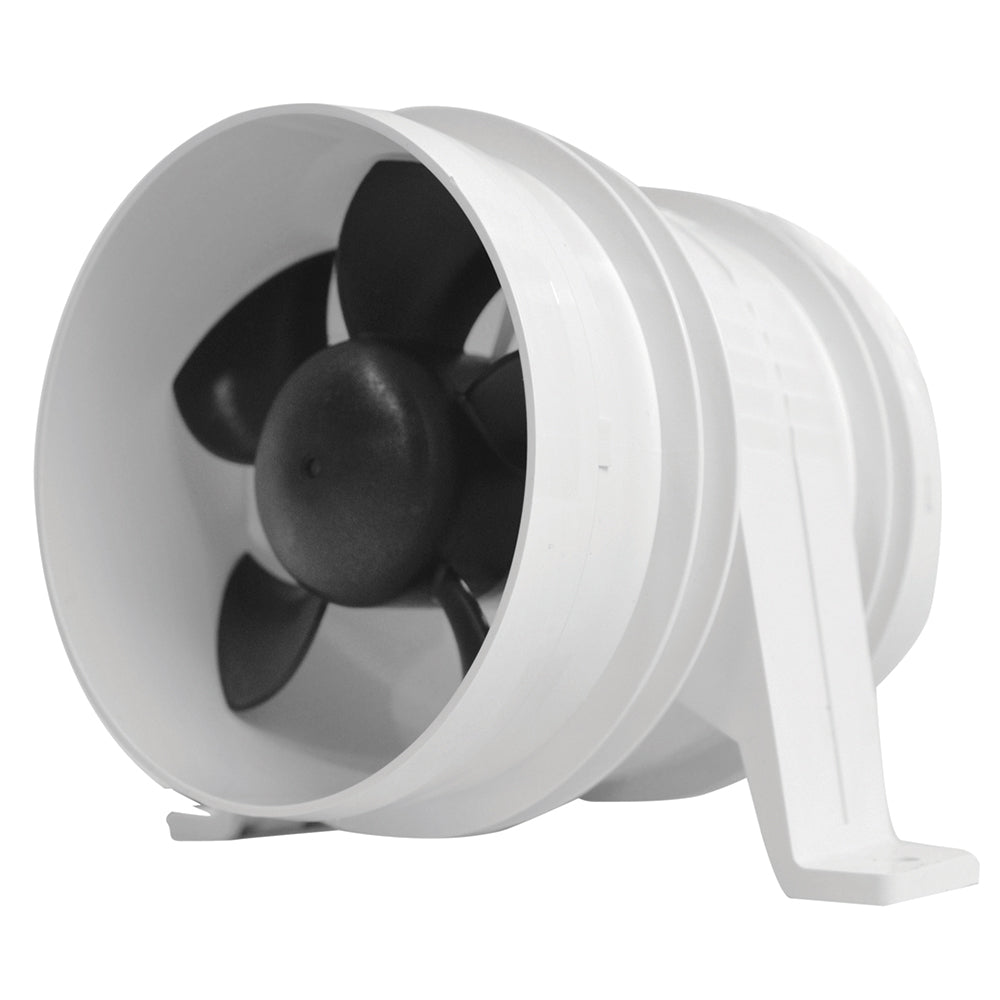 Attwood Marine Turbo 4000 Series II In-Line Blower, 12V, 4 in Vent Hose