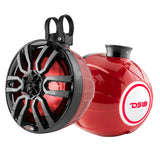DS18 - HYDRO 8" Compact Wakeboard Pod Tower - With RGB Light, 375W