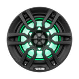 DS18 - HYDRO 6.5" 2-Way Marine Speakers - With RGB LED Lights