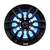 DS18 - HYDRO 8" 2-Way Marine Speakers - With RGB LED Lights