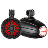 DS18 - X Series HYDRO 8" Wakeboard Pod Tower Speaker - With RGB LED Light, 375W, Matte Black