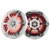 DS18 - New Edition HYDRO 6.5" 2-Way Marine Speakers - With RGB LED Lighting, 300W