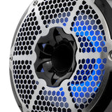 DS18 - HYDRO 10" Neodymium Marine Towers - With Built-In Passive Radiator, 1" Driver RGB LED Lights