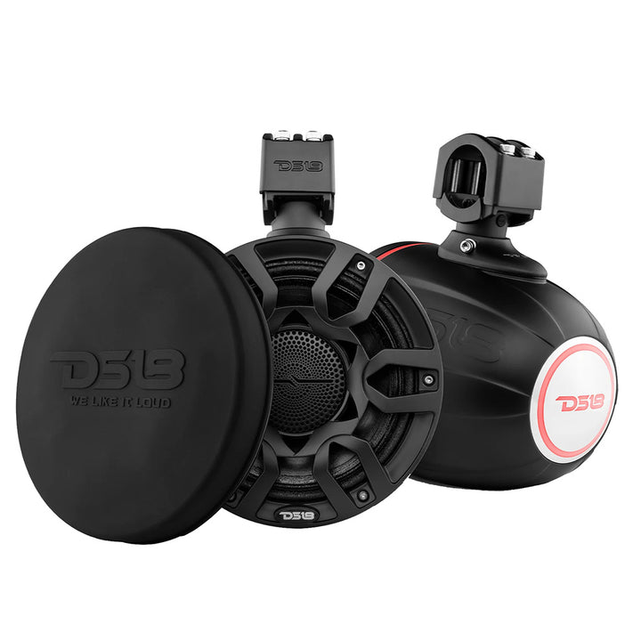 DS18 - HYDRO 8" Marine Tower Speakers - With RGB LED Lights Pro Audio Loudspeakers