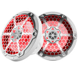 DS18 - New Edition HYDRO 8" 2-Way Marine Speakers - With RGB LED Lighting 375W