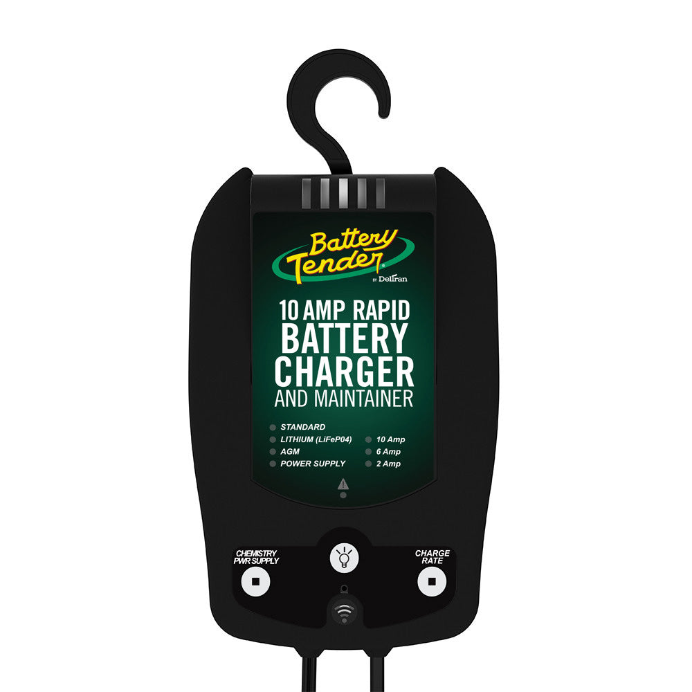 Battery Tender - Selectable Chemistry Battery Charger - With WiFi, 12V, 10/6/2A