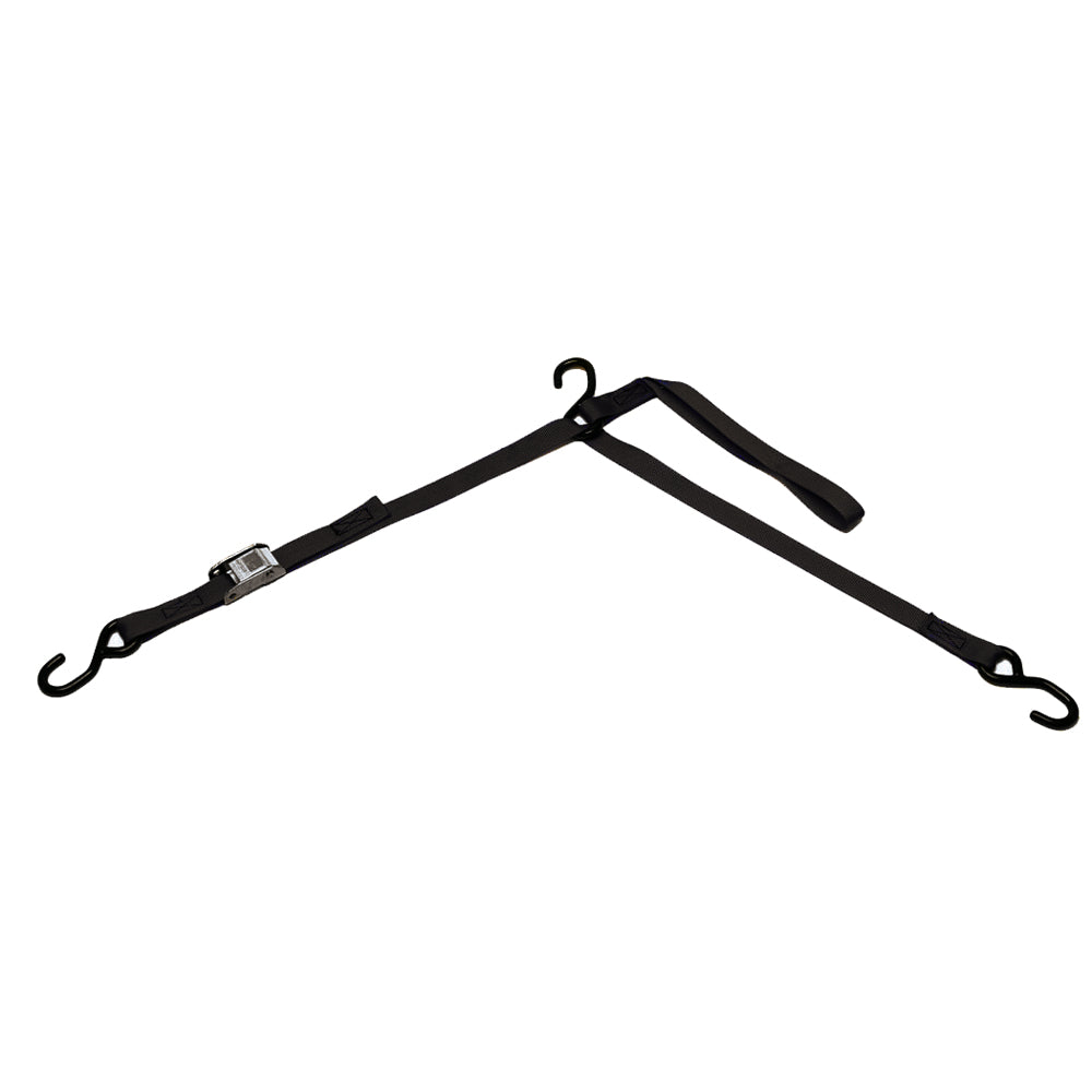 BoatBuckle - P.W.C. Tri-Down - With Cam Buckle & Soft Hook - 1" x 6'