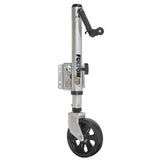 Fulton - Swing Away Bolt-On Jack - With 12" Travel, 8" Poly Wheel, Sharkskin Finish, XLT 1500 lbs