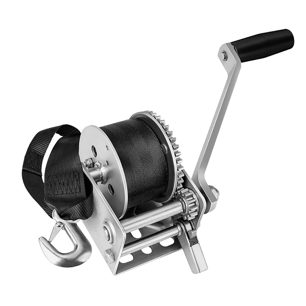 Fulton - Single Speed Winch - With Strap, For Personal Watercraft, 900 lbs