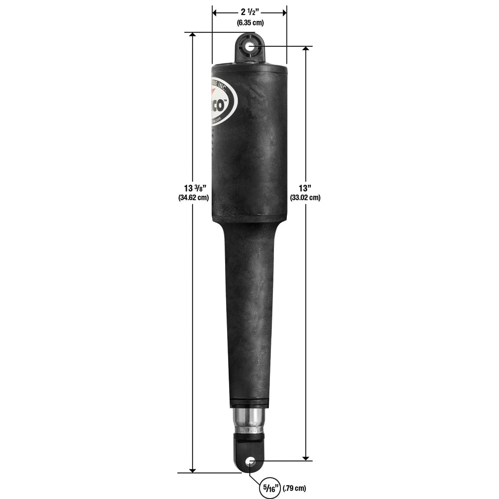 Lenco Marine - 102 Series Standard Actuator - Stroke, 24V - 4-1/4"