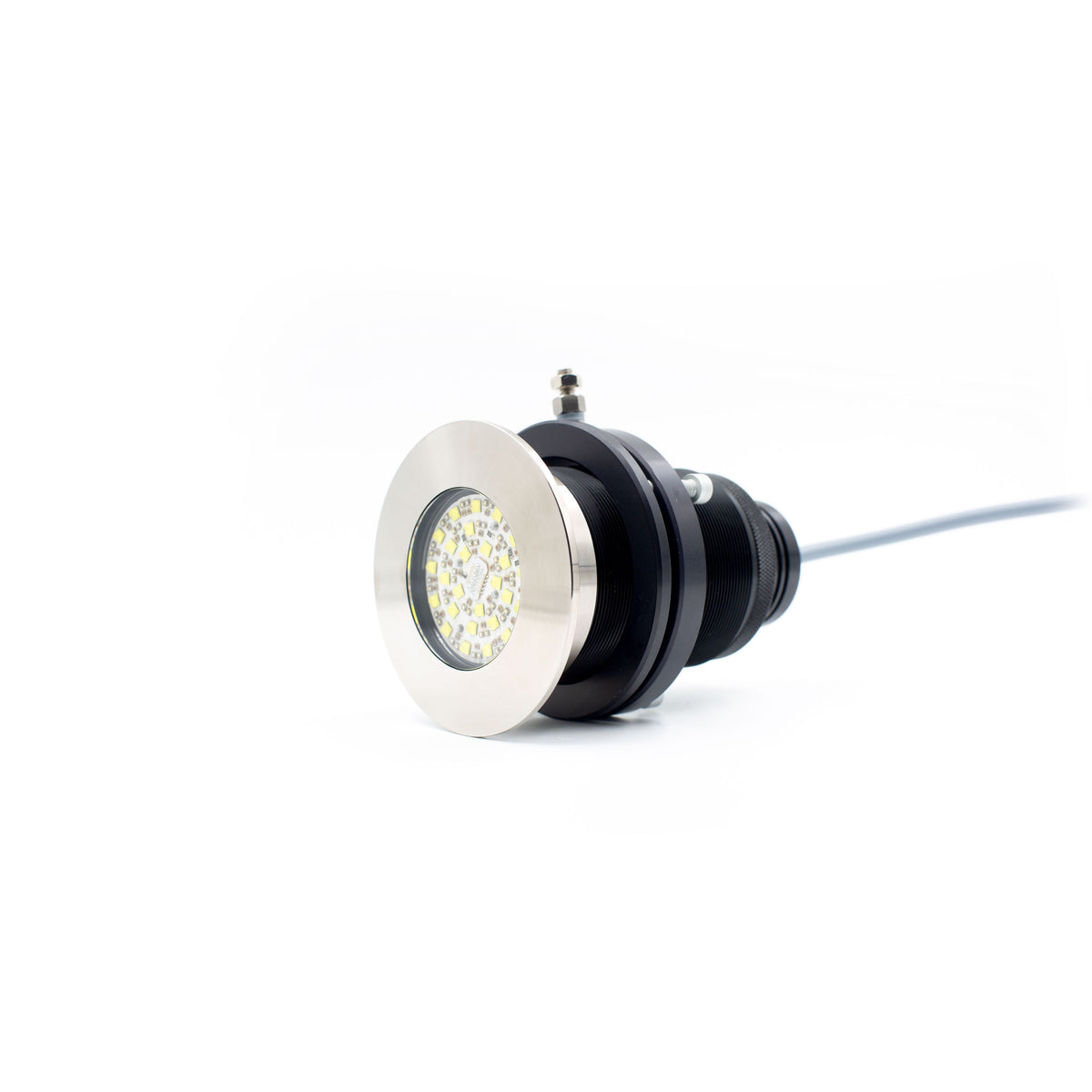 UWL - QTS 100 Low Voltage Underwater Light - Titanium, Flush Mount