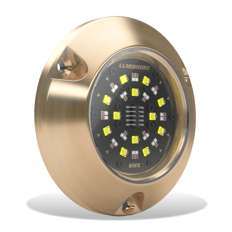 Lumishore - EOS SMX154 Underwater Light - RGBW (Color Changing), 36W, 10.5-31 VDC, Bronze, IP68 (LM600536)