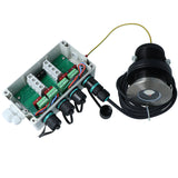 UWL - QTS 100 Low Voltage Underwater Light - Titanium, Flush Mount