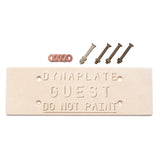 Guest - Super Dynaplate - for SSB Radio, 18" x 6" x 1/2"