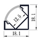 Apollo 6.5FT (2M) Angular Track with Frosted PC