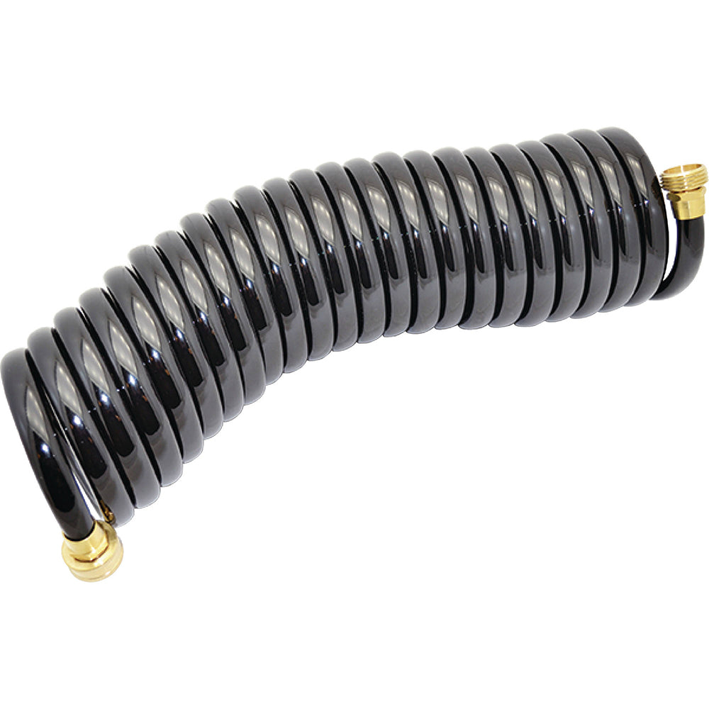 Johnson Pump - Coiled Washdown Hose - 25", 1/2" Diameter