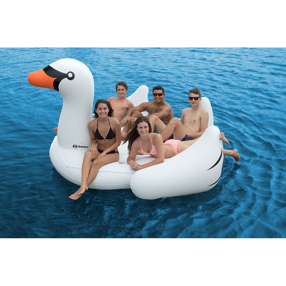 Solstice Watersports - Mega Swan Inflatable Island