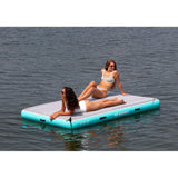 Solstice Watersports - 8' x 5' Luxe Dock - With Traction Pad & Ladder