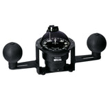 Ritchie - Globemaster Steel Boat Compass - With 5° Card, 12V, Yoke Mounted, Black
