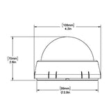 Ritchie - X-Port Tactician Compass - Surface Mount, White