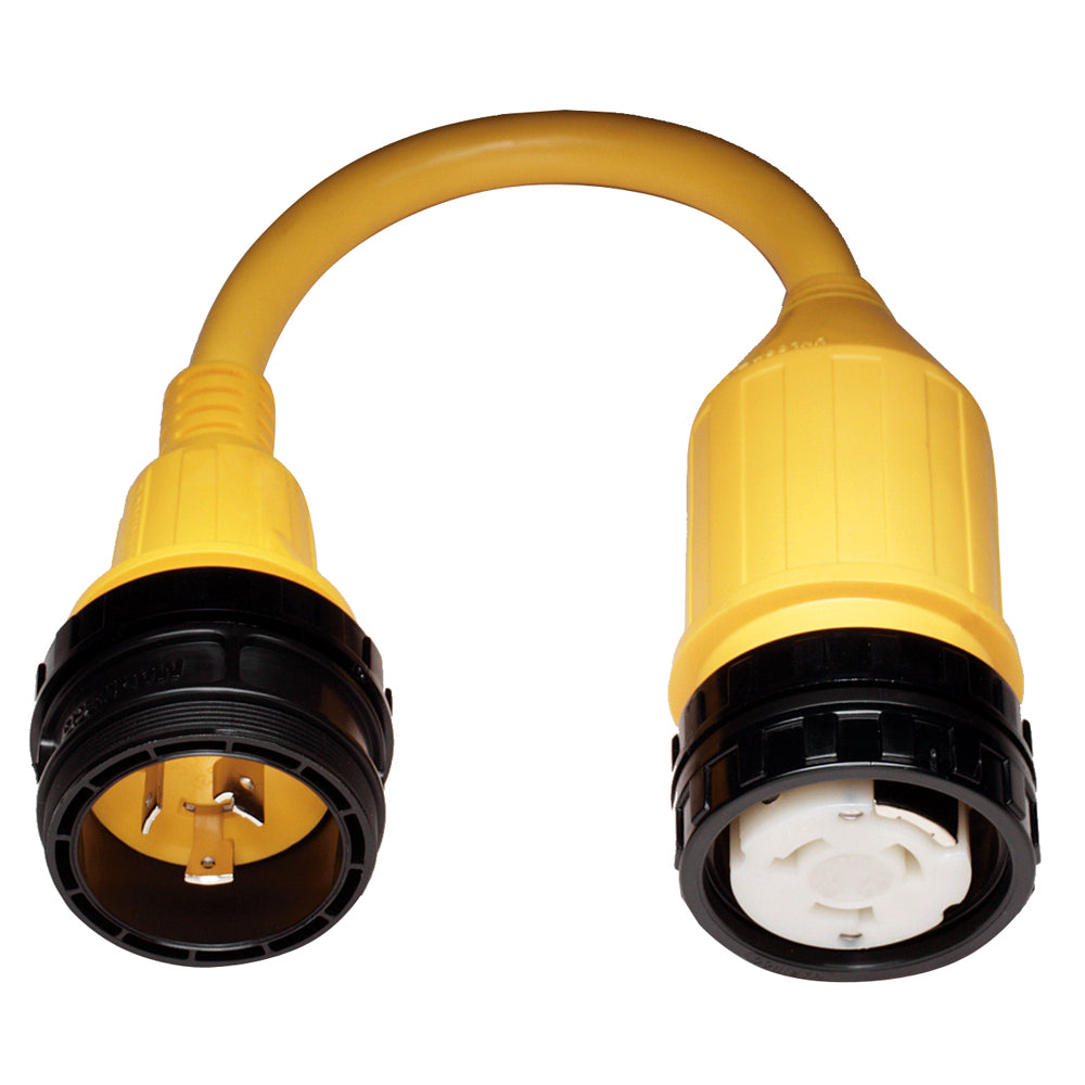 Marinco - Pigtail Adapter - 50A Female to 30A Male, With Secure Ring
