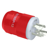 Marinco - Locking Charger Plug - Male, Red