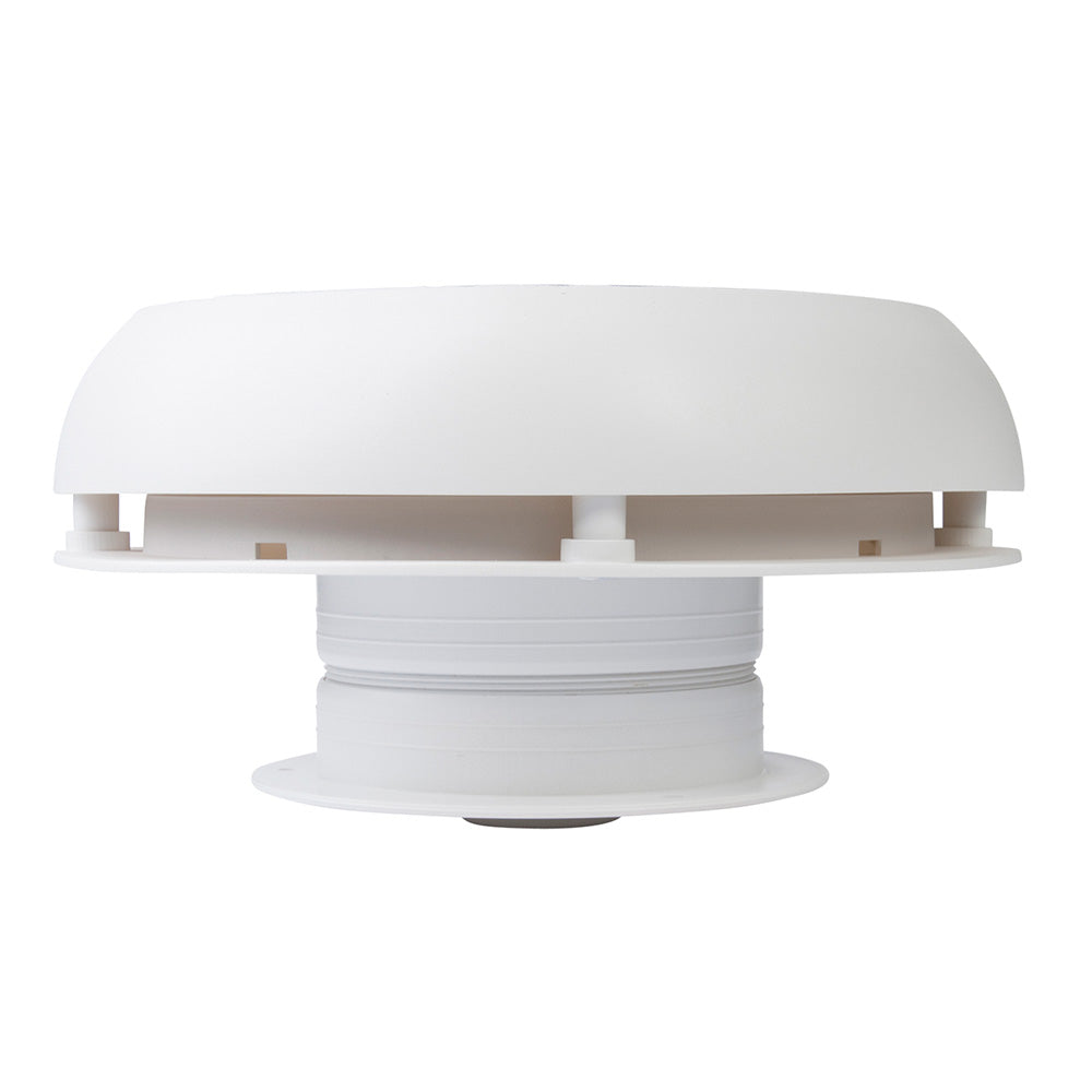 Marinco - 4" Solar Vent - White, Day/Night