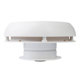Marinco - 4" Solar Vent - White, Day/Night