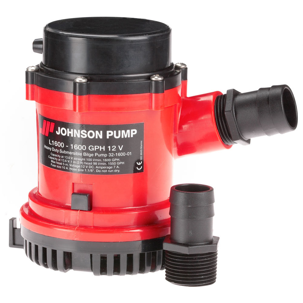 Johnson Pump - Bilge Pump 1-1/8" Hose 12V
