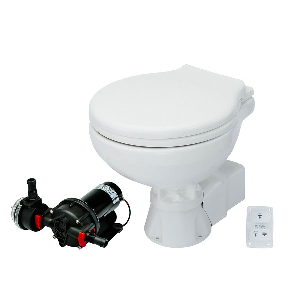 Johnson Pump - AquaT Toilet Silent Electric - 12V, With Pump