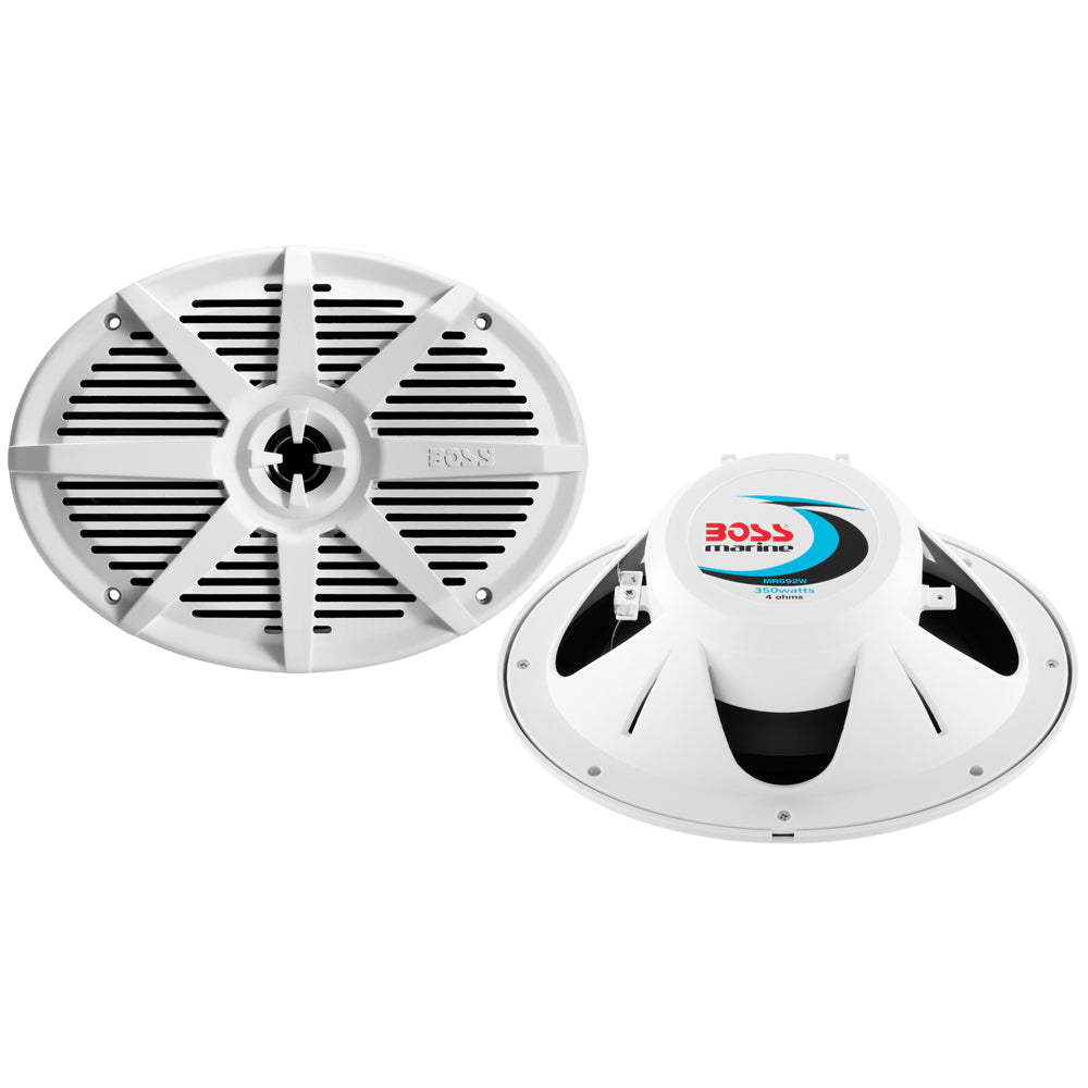 Boss Audio - 6" x 9" Speaker - White, 350W