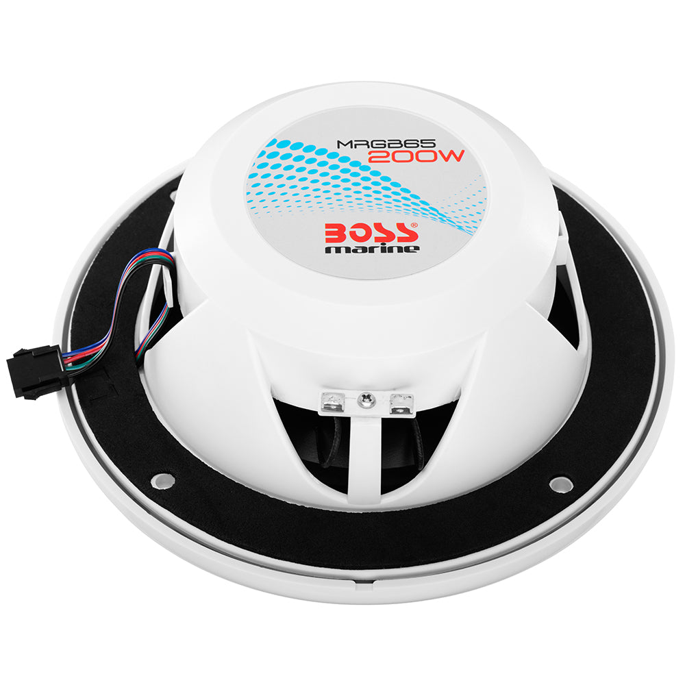 Boss Audio - MRGB Speakers - With RGB Lighting, 200W