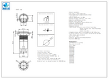 Mega LED - 16MM LED Push Button - 5A, Waterproof IP67, Stainless Steel