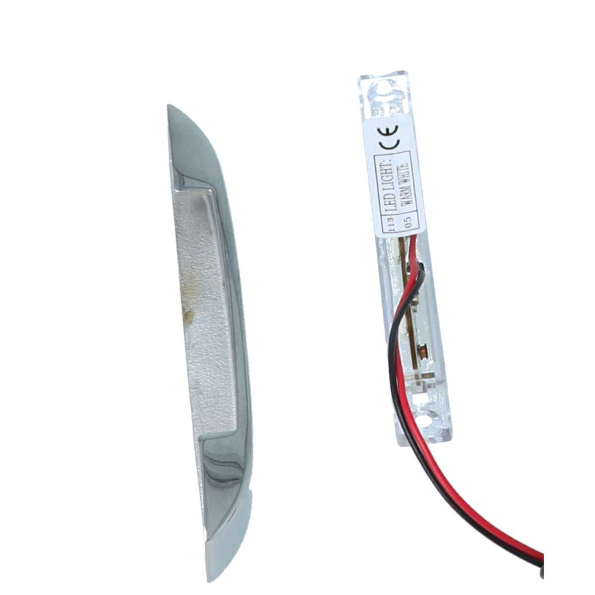 Mega LED - Thalia LED Courtesy Light - Stainless Steel, 12-28V DC, 1W, Warm White, IP67