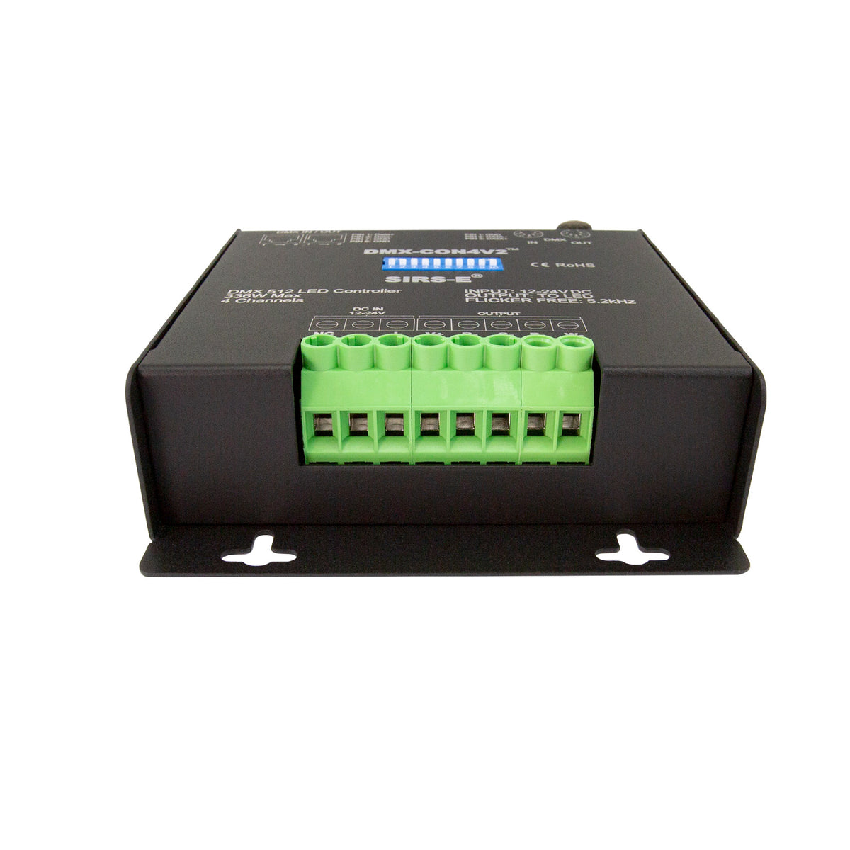 SIRS-E DMX-CON4V2 4-Channel LED DMX Decoder & RGBW Controller