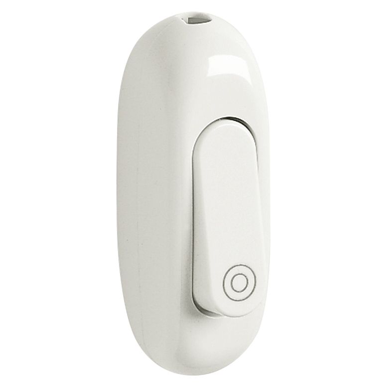 Vimar Line-End Pushbutton, For Flat Cable, 1P NO, 2[16]A, 250V, White