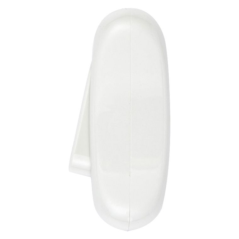 Vimar Line-End Pushbutton, For Flat Cable, 1P NO, 2[16]A, 250V, White