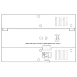 Vimar By-me Plus DIN Rail Supply Unit, 120-230V AC, 29V DC, 1280mA, Decoupling Coil, 8 Modules
